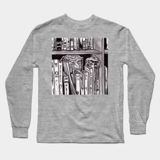 Library Ghost Long Sleeve T-Shirt